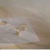 Pearl stud earrings for ear piercing, small and exquisite earrings for sleeping, new style, exquisitely diamond-encrusted Pearl stud earrings for ear piercing, small and exquisite earrings for sleeping, new style, exquisitely diamond-encrusted
