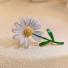 Spring and summer new products: enamel-craft Daisy and sunflower brooch for women, high-end, trendy and fashionable outerwear, clothes, pins and accessories