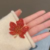 Brooches for women with a high-end feel, niche wholesale, high-end pins, elegant temperament, fixed suit accessories, autumn leaf style Brooches for women with a high-end feel, niche wholesale, high-end pins, elegant temperament, fixed suit accessories, autumn leaf style