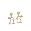 Easter asymmetrical stud earrings, a popular online celebrity, are exquisite and versatile earrings with a niche design. They are cross-border diamond-encrusted and pearles-encrusted Easter asymmetrical stud earrings, a popular online celebrity, are exquisite and versatile earrings with a niche design. They are cross-border diamond-encrusted and pearles-encrusted