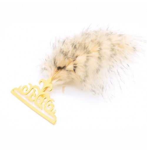 The new feather brooch is a retro choice for gifting The new feather brooch is a retro choice for gifting