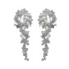 The new light luxury super sparkling crystal tassel stud earrings feature a niche design that is simple, exquisite, fashionable, versatile and high-end