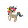 The new fashionable pony brooch exudes a high-end feel. The niche corsage is a fashionable accessory from Yiwu. The female horse animal brooch is exquisitely matched