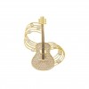 Design sense, individuality, niche musical note guitar brooch, high-end and elegant clothing pin, new suit accessory Design sense, individuality, niche musical note guitar brooch, high-end and elegant clothing pin, new suit accessory