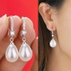 The new model of pure copper ear hooks features a simple and elegant female pearl style that is not prone to dropping. These earrings and accessories are fashionable and versatile The new model of pure copper ear hooks features a simple and elegant female pearl style that is not prone to dropping. These earrings and accessories are fashionable and versatile