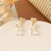 Easter asymmetrical stud earrings, a popular online celebrity, are exquisite and versatile earrings with a niche design. They are cross-border diamond-encrusted and pearles-encrusted Easter asymmetrical stud earrings, a popular online celebrity, are exquisite and versatile earrings with a niche design. They are cross-border diamond-encrusted and pearles-encrusted