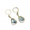 Real gold electroplated geometric water drop cat's eye stone earrings are versatile and slimming for the face. The water drop earrings have a niche design and are earrings for women Real gold electroplated geometric water drop cat's eye stone earrings are versatile and slimming for the face. The water drop earrings have a niche design and are earrings for women