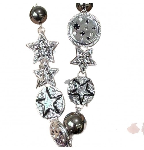 Sweet and cool hot girl star button necklace for women, new hit, trendy and niche design, high-end y2k collarbone chain Sweet and cool hot girl star button necklace for women, new hit, trendy and niche design, high-end y2k collarbone chain