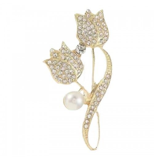 The new brooch for women is full of diamonds and flowers, suitable for suit overcoats. The brooch is fixed to prevent light leakage, giving a high-end, exquisite and trendy look The new brooch for women is full of diamonds and flowers, suitable for suit overcoats. The brooch is fixed to prevent light leakage, giving a high-end, exquisite and trendy look