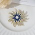  Pearl Sunflower High-end brooch for women, exquisite design, coat, brooch pin, niche and elegant accessory