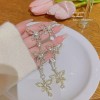 The new 925 silver needle wedding photo long tassel earrings for women who are  diamond earrings exude a sense of elegance and sophistication