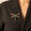 Cross-border bestseller European and American style alloy full diamond dragonfly brooch, elegant and versatile women's clothing corsages, accessories and pins Cross-border bestseller European and American style alloy full diamond dragonfly brooch, elegant and versatile women's clothing corsages, accessories and pins