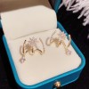 New trendy and dazzling octagonal star-shaped ear stud earrings with feminine charm, fashion and individuality, and popular ear accessories New trendy and dazzling octagonal star-shaped ear stud earrings with feminine charm, fashion and individuality, and popular ear accessories