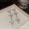 The new 925 silver needle wedding photo long tassel earrings for women who are  diamond earrings exude a sense of elegance and sophistication