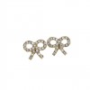 Korean version of light luxury pearl bow stud earrings, a trendy and high-end ear accessory, small and versatile s925 silver needle earrings