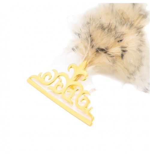 The new feather brooch is a retro choice for gifting The new feather brooch is a retro choice for gifting