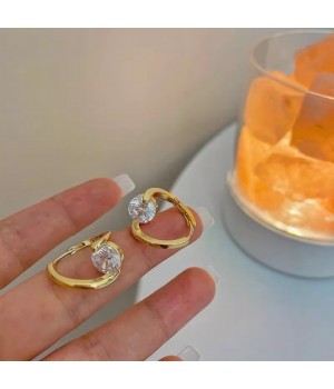 A hit French earring, an InS-style earring, a simple and trendy earring for women, and a trendy ear accessory for 