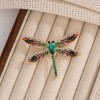 Cross-border bestseller European and American style alloy full diamond dragonfly brooch, elegant and versatile women's clothing corsages, accessories and pins Cross-border bestseller European and American style alloy full diamond dragonfly brooch, elegant and versatile women's clothing corsages, accessories and pins