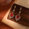 The new earrings of  are elegant, light luxury, high-end and exquisite for women