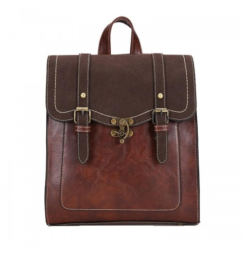 Double Buckle Flap Backpack Double Buckle Flap Backpack