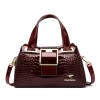 Buckle Leather Bag