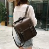 Leather buckle backpack Leather buckle backpack