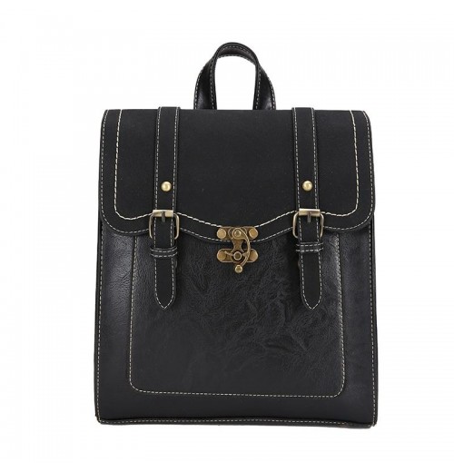 Double Buckle Flap Backpack Double Buckle Flap Backpack